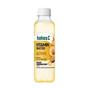Hohes C Vitaminwater Active Peach Passion Fruit Pet 6-Pack