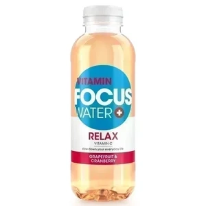 Focuswater Relax Pamplemousse & Cranberry Pet 12-Pack 