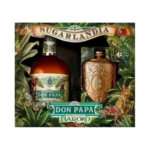 Rhum Don Papa Baroko Hip Flask
