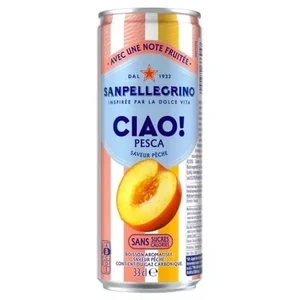 San Pel Ciao Pêche Boîtes 6-Pack