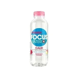 Focuswater Calm Rhubarbe & Framboise Pet 12-Pack
