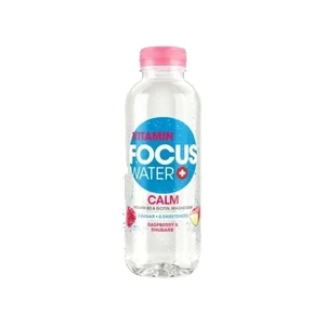Focuswater Calm Rhubarbe & Framboise Pet 12-Pack