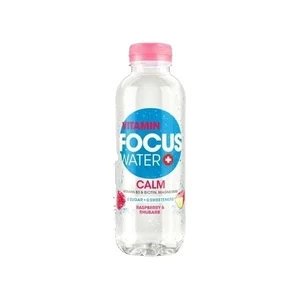 Focuswater Calm Rhubarbe & Framboise Pet 12-Pack