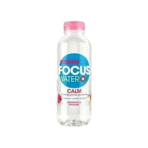Focuswater Calm Rhubarbe & Framboise Pet 12-Pack