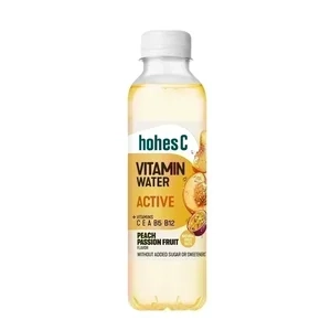 Hohes C Vitaminwater Active Peach Passion Fruit Pet 6-Pack